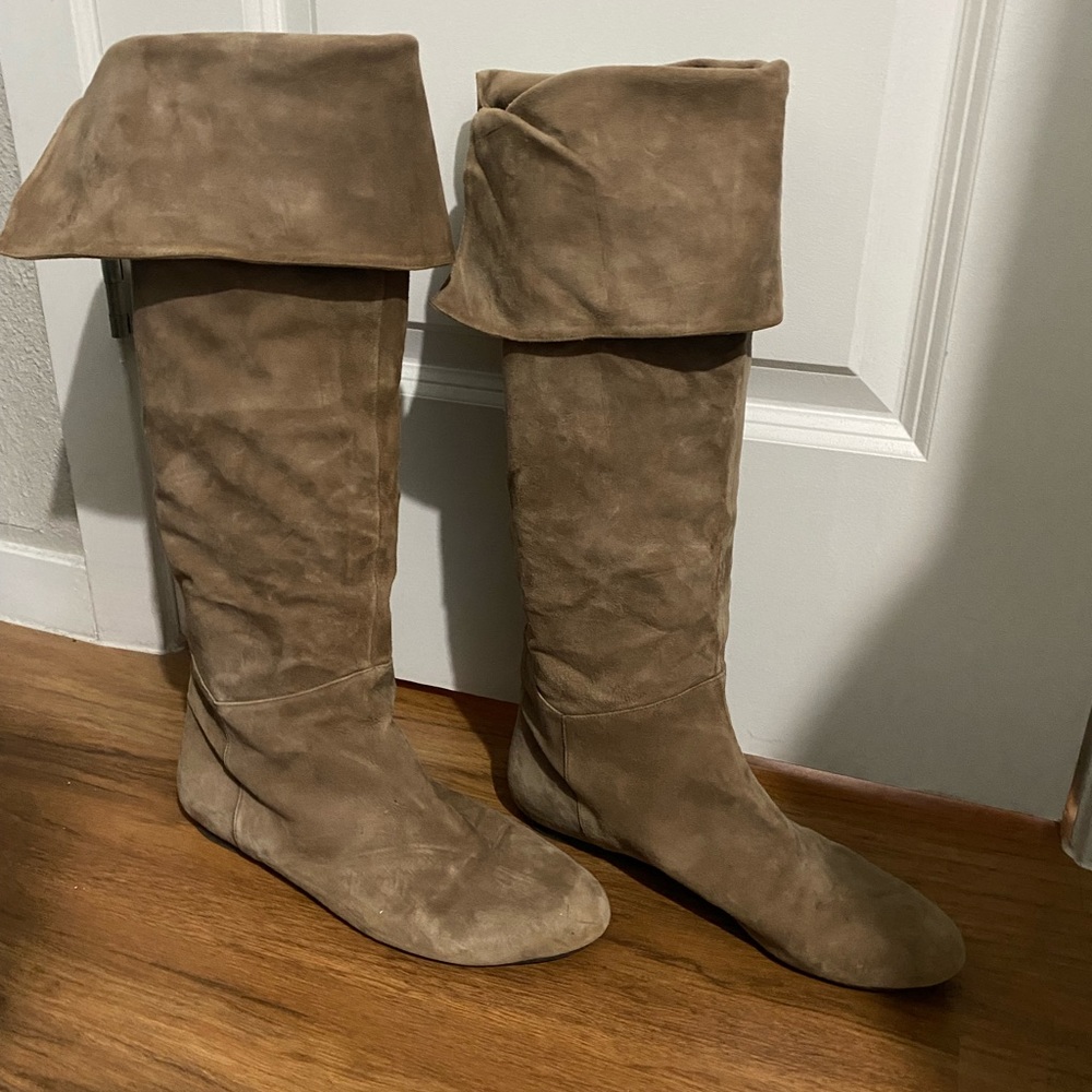 Sam Edelman suede tan boots